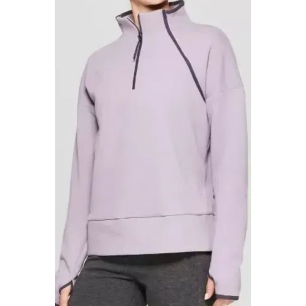 C9 by Champion Fleece PulloverLavender Half-Zip Pullover Size M